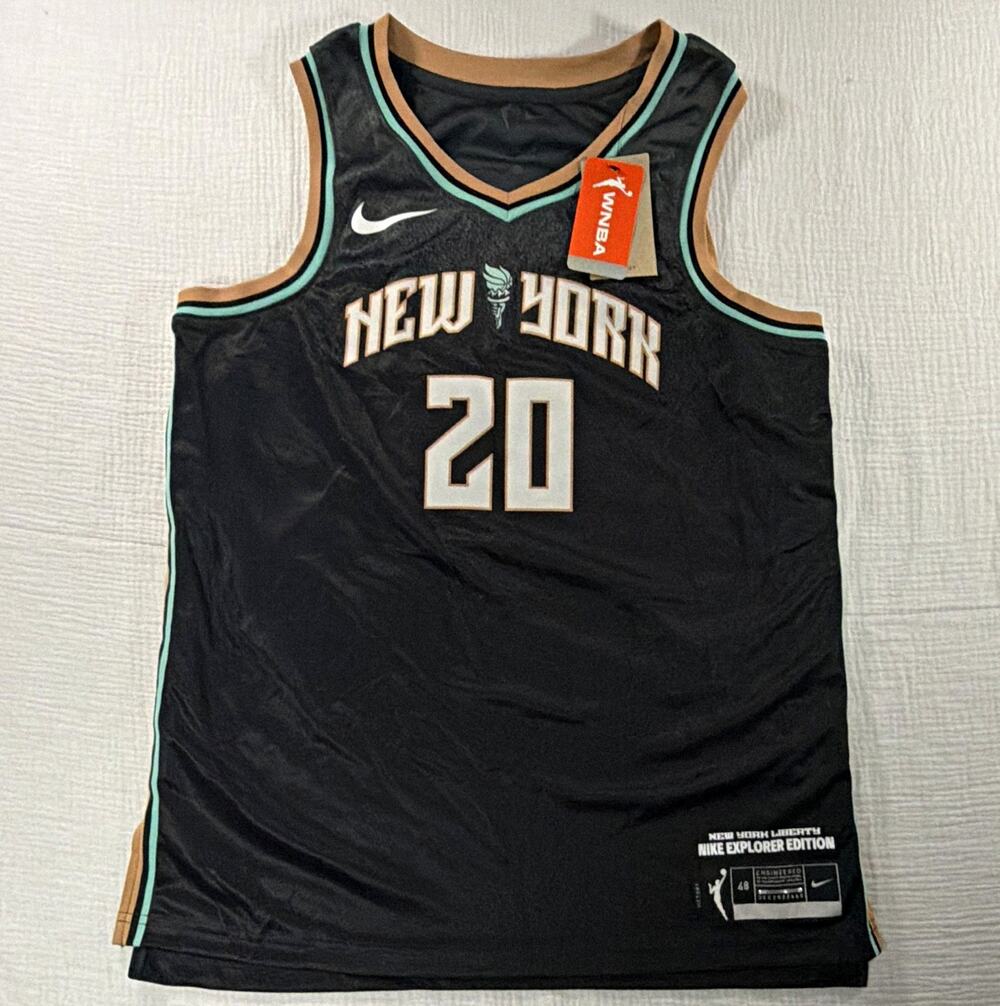 Nike New York Liberty Ionescu #20 Women’s L Explorer Edition Jersey WNBA